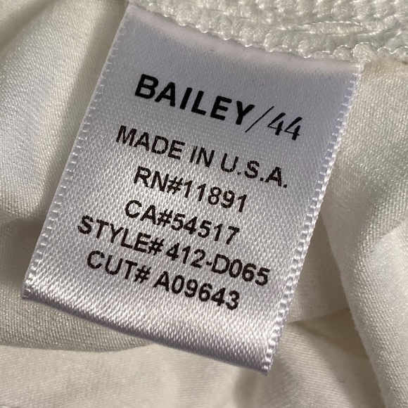 Bailey 44 Long Sleeve White Blouse - LAST DAY! - Picture 9 of 9